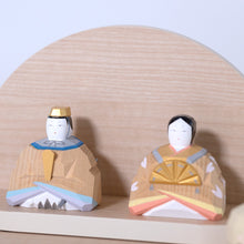 画像をギャラリービューアに読み込む, 内裏雛 紬木 神泉作