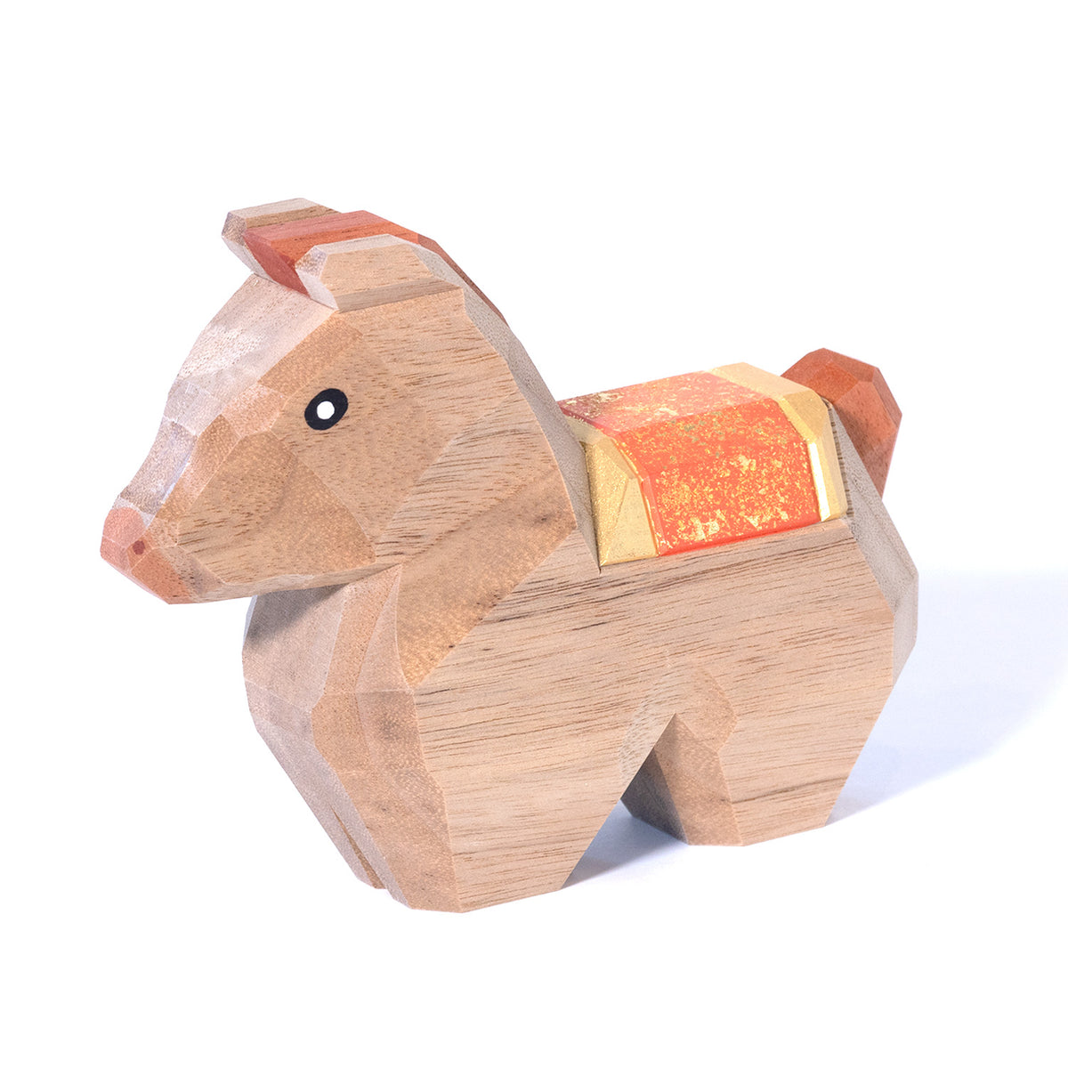 干支 午（大） 祐誠作 – 奈良一刀彫 誠美堂