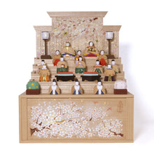 画像をギャラリービューアに読み込む, 段飾雛 桜(大) 神泉作