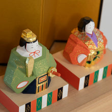 画像をギャラリービューアに読み込む, 内裏雛(屏風付) 鐵山作