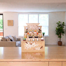 画像をギャラリービューアに読み込む, 段飾雛 桜(小) 神泉作