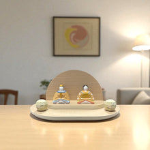 画像をギャラリービューアに読み込む, 内裏雛 紬木 神泉作