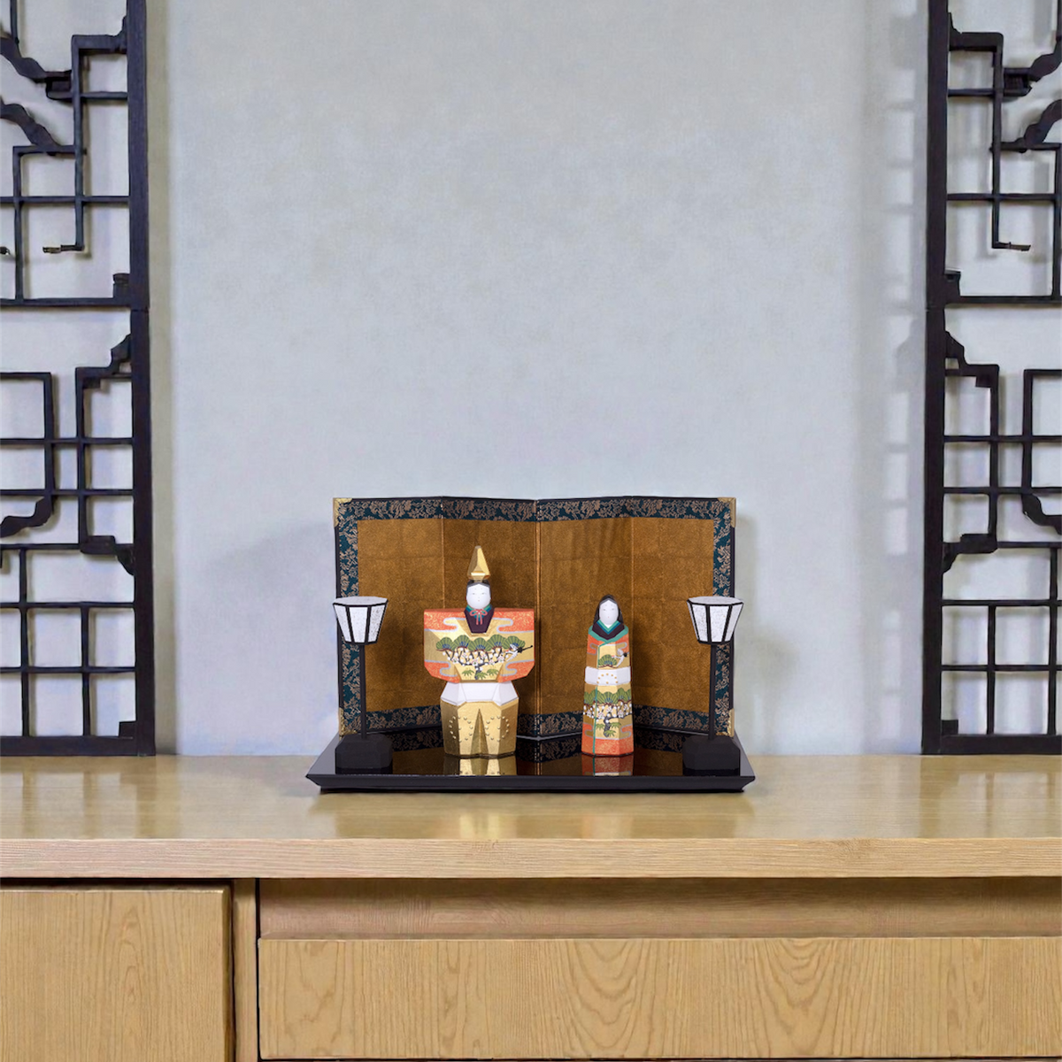 立雛(5号セット) 神泉作 – 奈良一刀彫 誠美堂 立雛(5号セット) 神泉作 – 奈良一刀彫 誠美堂