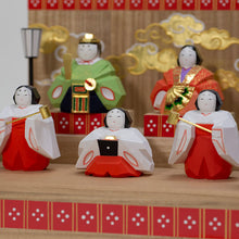 画像をギャラリービューアに読み込む, 内裏雛(中 官女付) 鐵山作