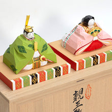 画像をギャラリービューアに読み込む, 親王雛(特小) 鐵山作