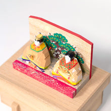 画像をギャラリービューアに読み込む, 内裏雛(小・屏風付) 神泉作