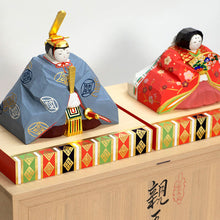 画像をギャラリービューアに読み込む, 親王雛(中) 鐵山作