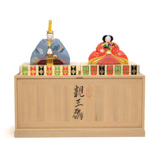 画像をギャラリービューアに読み込む, 親王雛(中) 鐵山作