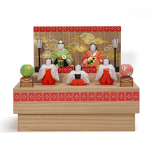 画像をギャラリービューアに読み込む, 内裏雛(中 官女付) 鐵山作