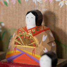 画像をギャラリービューアに読み込む, 段飾雛　桜（中）　神泉作
