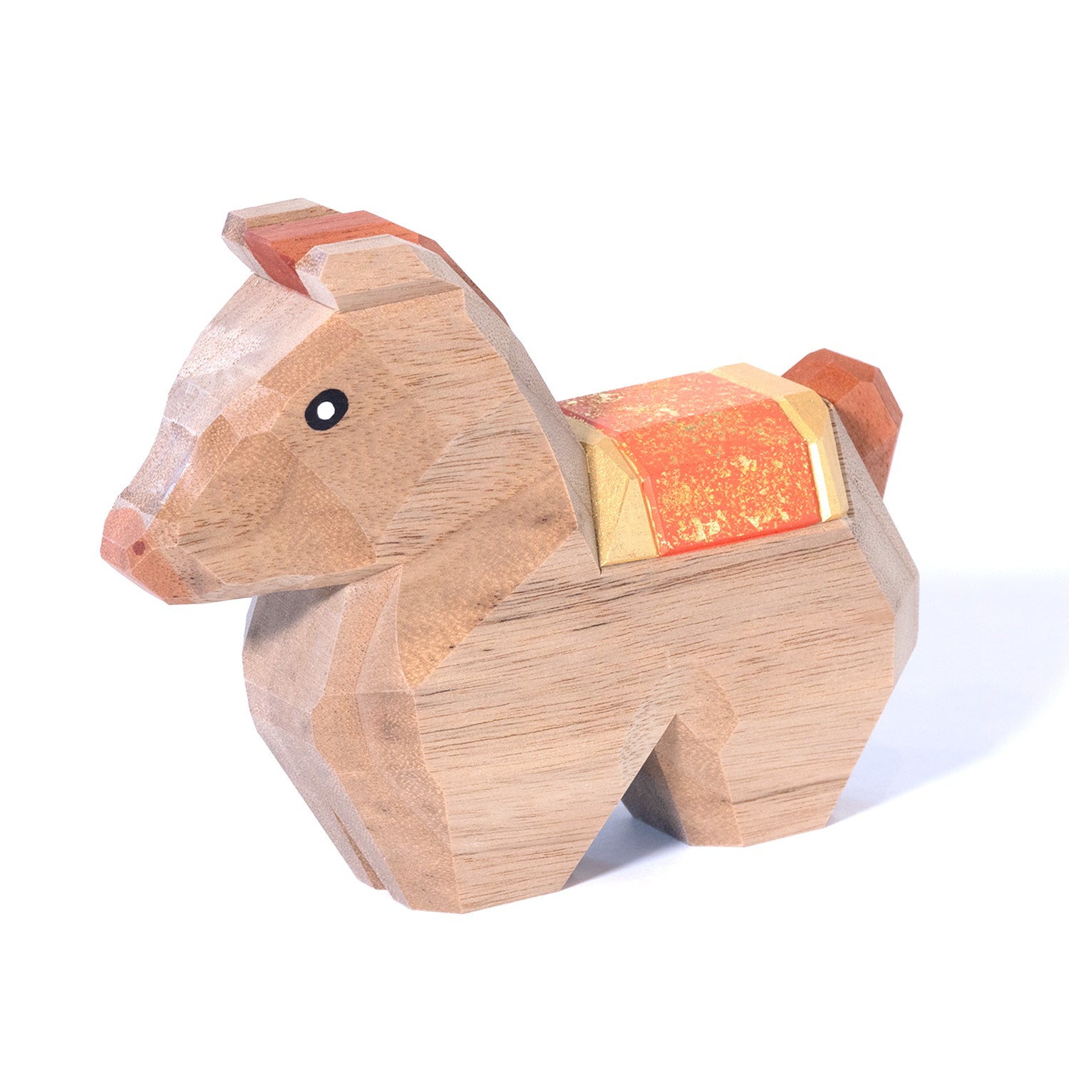 干支 午（大） 祐誠作 – 奈良一刀彫 誠美堂