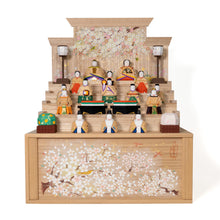 画像をギャラリービューアに読み込む, 段飾雛　桜（大）　神泉作
