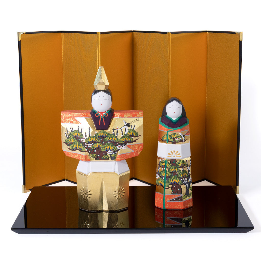 屏風（絹目） – 奈良一刀彫 誠美堂