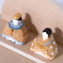 画像をギャラリービューアに読み込む, 内裏雛　紬木　神泉作
