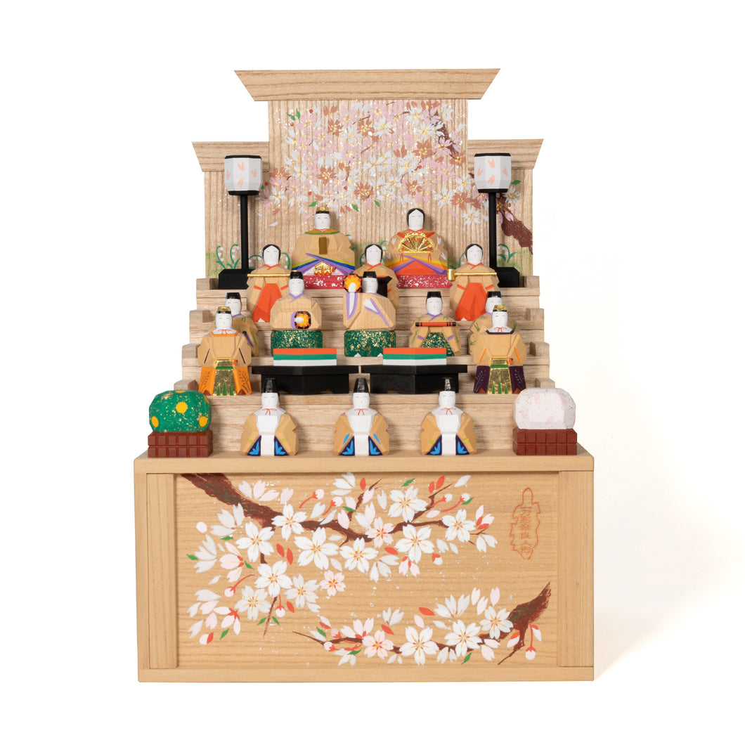 段飾雛　桜（中）　神泉作