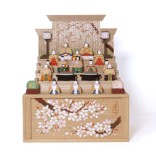 画像をギャラリービューアに読み込む, 段飾雛　桜（中）　神泉作

