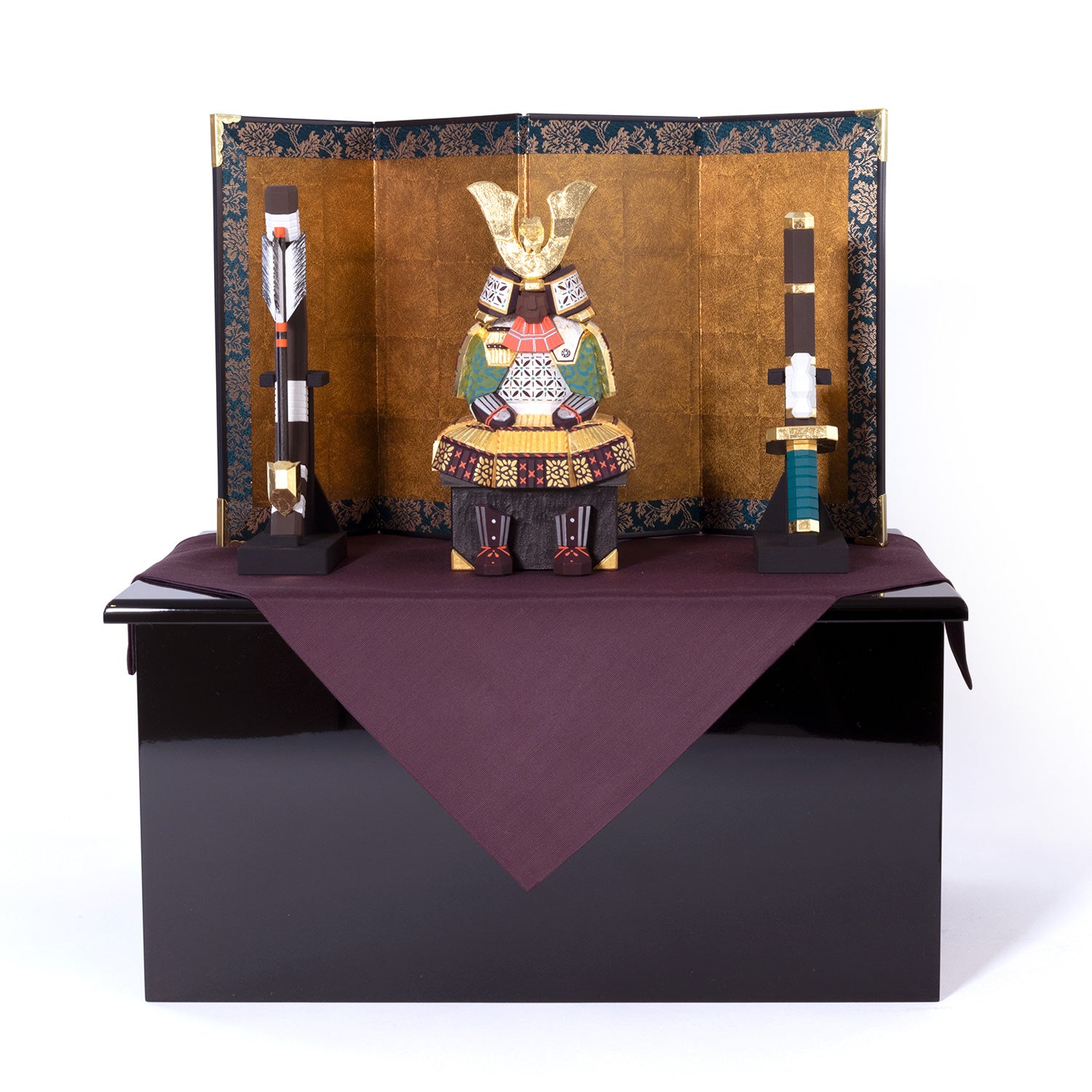 具足（5号）セット 神泉作 – 奈良一刀彫 誠美堂