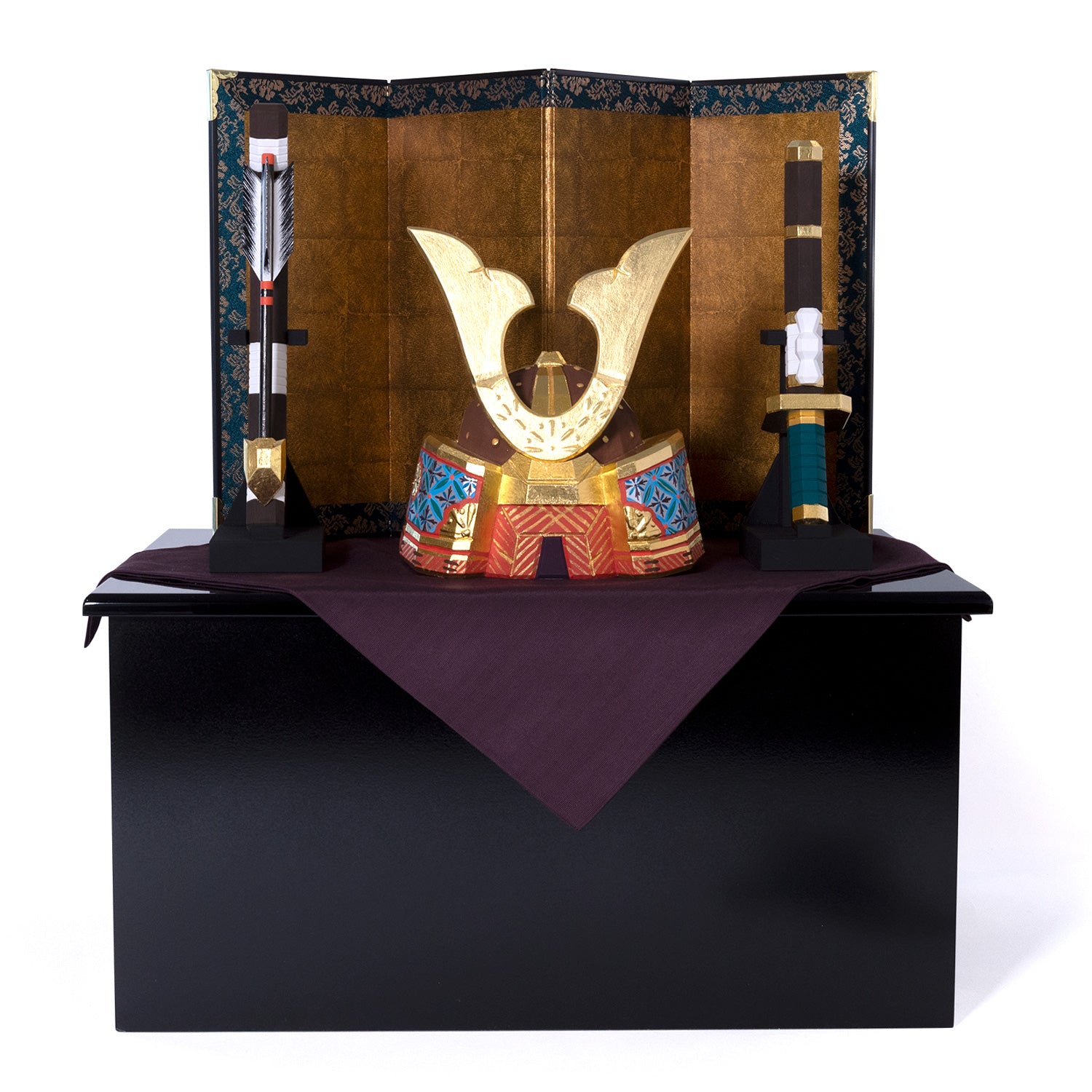 兜（大セット） 神泉作 – 奈良一刀彫 誠美堂