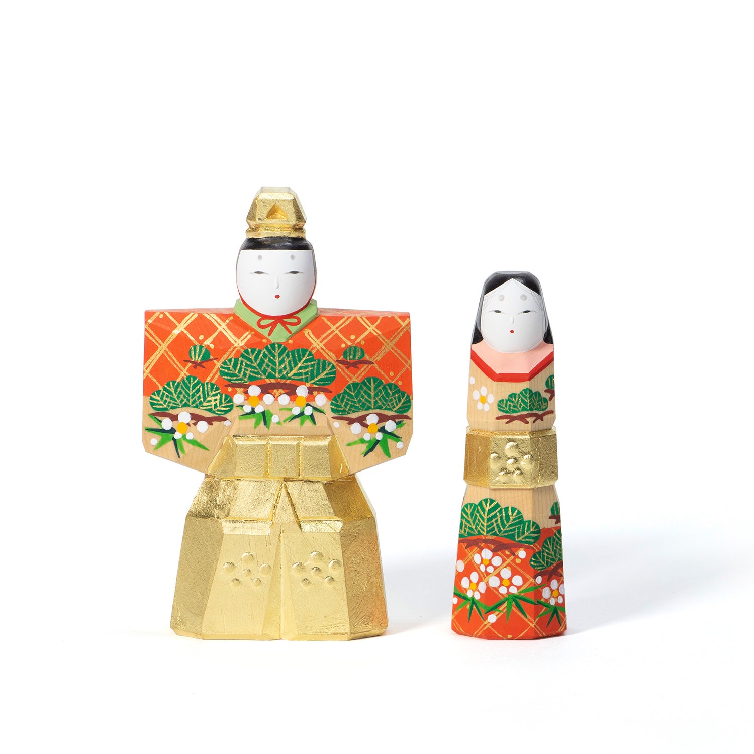 立雛（3号） 鐵山作 – 奈良一刀彫 誠美堂
