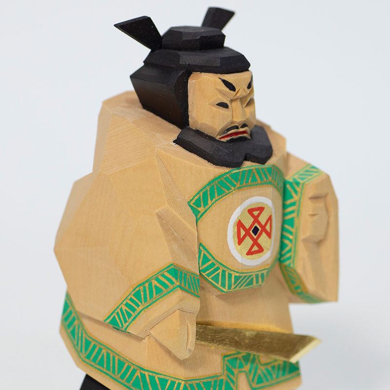 南都一刀彫『虎』中西弘馨 作□検）奈良古物三輪御神木