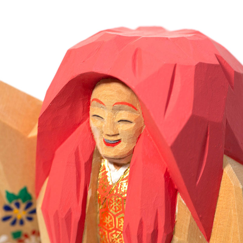 猩々 乱（6号） 鐵山作 – 奈良一刀彫 誠美堂