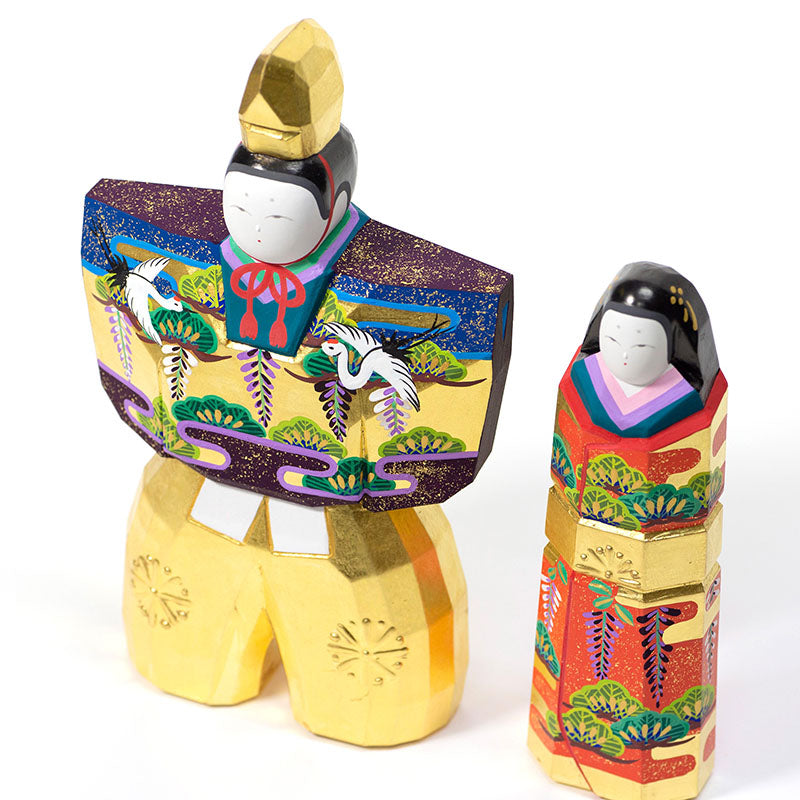 立雛（7号） 義山作 – 奈良一刀彫 誠美堂