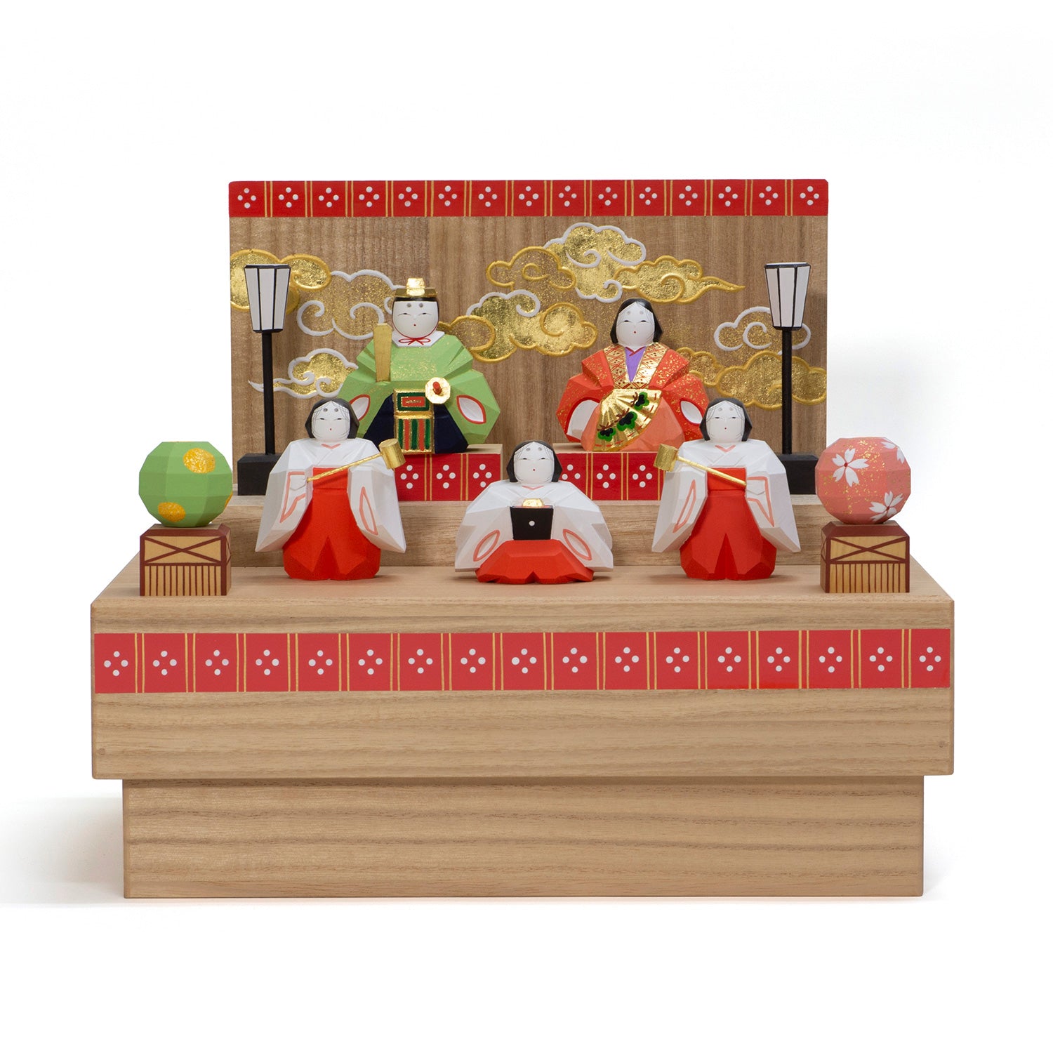 立雛1.5号　奈良一刀彫　最終作品 立雛（4.5号） 鐵山作 – 奈良一刀彫 誠美堂